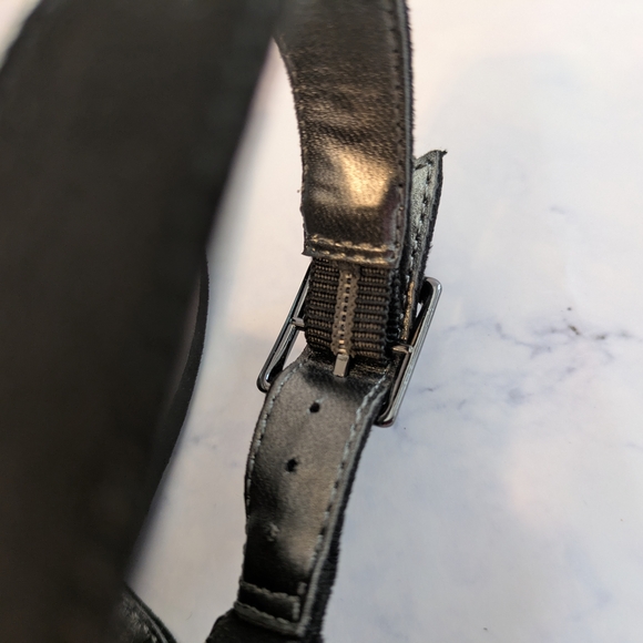 Carlos by Carlos Santana Black Velvet Wedge Sandals Size 7.5 women's shoe - Picture 12 of 12